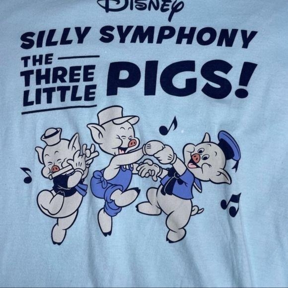 UT Disney Silly Symphony Three Little Pigs disney story Uniqlo small - Picture 6 of 6